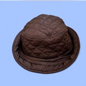 Scala brown Quilted winter hat
